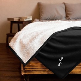 SS Premium Sherpa Blanket - Color: Black