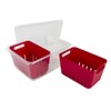 Kitchen Spaces KSDCB12-AMZ Twin Colander Stackable Food Storage Organizer for