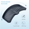 Silicone Sponge and Soap Holder, Self Draining Kitchen Caddy Sink