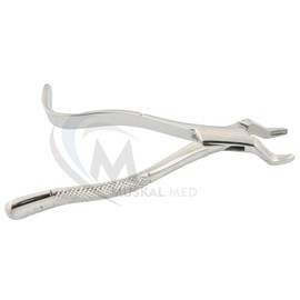 MuskalMed Dental Extracting Forceps Extraction Forceps # 210H for Upper 3rd Molar Universal with Heavy Duty Extra Grip Hook Handle Dental Instruments