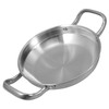 Kichvoe Small Hot Pot with Double Handles Cooking Pot for