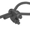 4 Packs Alloy Steel Supporting Anti-Sag Gate Cable Kits for