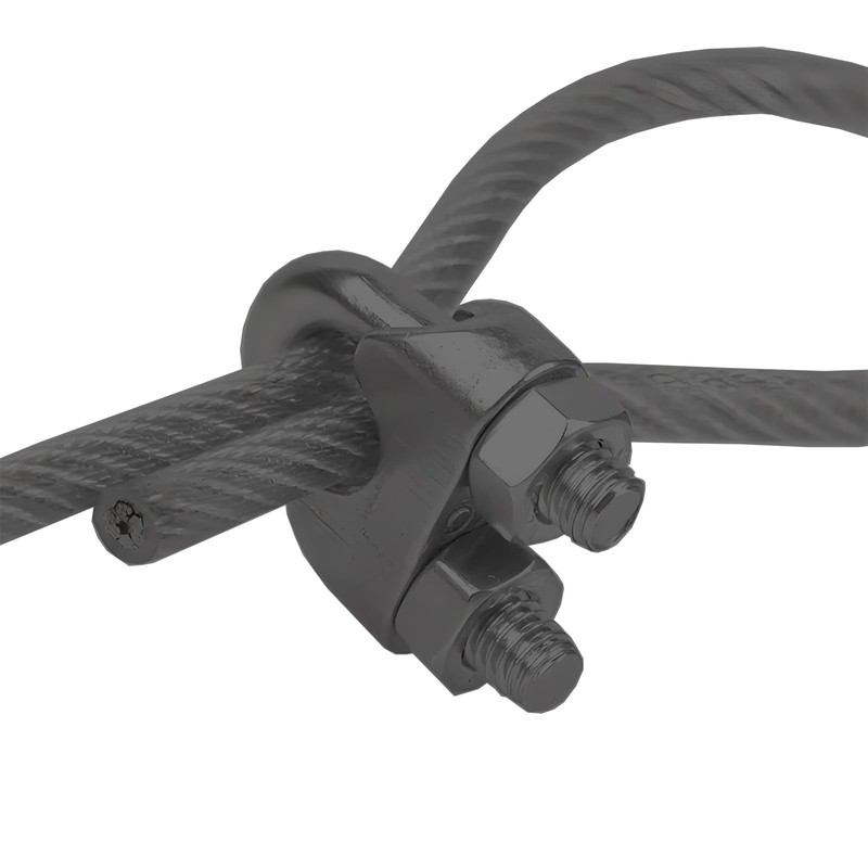 4 Packs Alloy Steel Supporting Anti-Sag Gate Cable Kits for