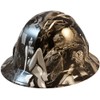 Hydrographic Full Brim Hard Hats with 6 Point Suspension -