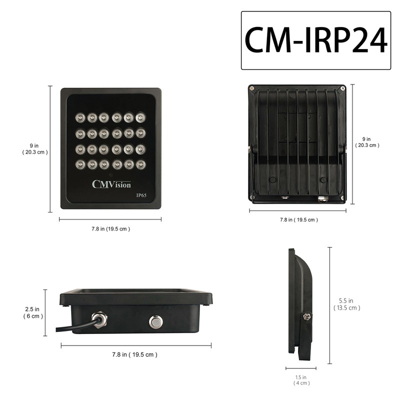 CMVision IRP24-850nm WideAngle 24pc High Power LED IR Array Illuminator
