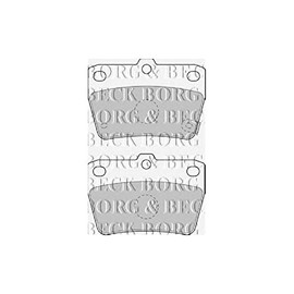 Borg & Beck BBP1804 Rear Brake Pads To Fit Toyota Rav-4 01-11/05