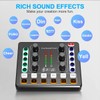AnnuoYi M8 Audio Mixer,Live Sound Card,Portable Audio Mixer, Audio Interface