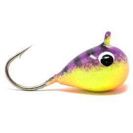 Clam Drop Jig Glow Purple Tiger (1/64 Oz)