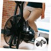 Outanaya 1Pair Rotating Pedals for Exercise Bikes Easy Installation Straps
