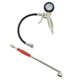 pa-man BG3022 Tire Gauge, Compatible with New ISO Standard Wheels, Air Chuck Gun