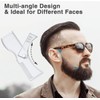 Beard Stencils with Comb and Ruler for Goatee, Sideburns, Neckline,