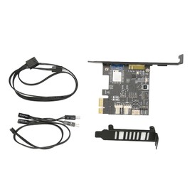 PC Remote Switch Card Remote Control Temperature Detection Fan Speed Support 2.4G PCIE 1X Interface PC Timer Switch Card PCESWBT T01