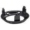 TRQ Front Fog Light Hole Cover Black Drivers Side Compatible