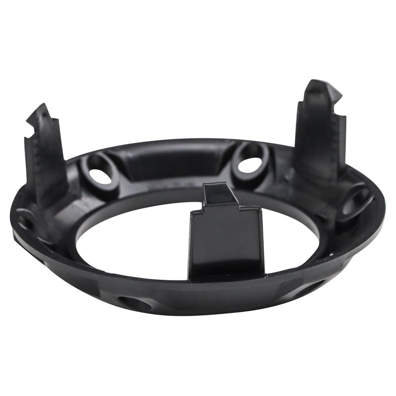 TRQ Front Fog Light Hole Cover Black Drivers Side Compatible