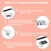 QUEWEL Individual Lashes DIY Cluster Lashes False Eyelashes Soft &
