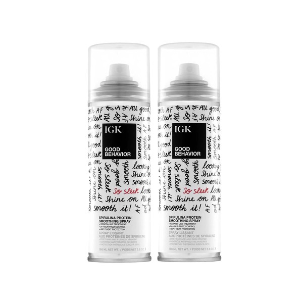 IGK GOOD BEHAVIOR Spirulina Protein Smoothing Spray | Keratin Like