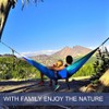 Hammock Camping, Portable Single/Double Hammocks for Outdoor Hiking Travel Backpacking