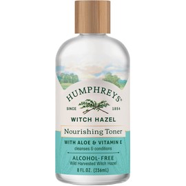 Humphreys Nourish Witch Hazel + Aloe Alcohol-Free Toner, Clear, 8 Oz