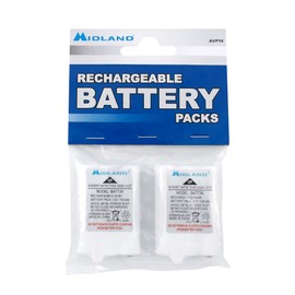 Midland Rechargeable Battery for LXT600, T50 T60, White, 3.15x 2.3X 0.5