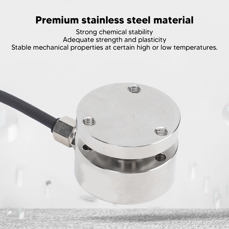 1T Flat Membrane Box Load Cell Stainless Steel High Accuracy