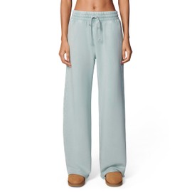 florence by mills Women's Cozy Crush Mineral Wash Wide Leg Sweatpant, Washed Cameo Blue, X-Small
