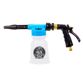 Salty Captain Foam Cannon For Hose – The Ultimate Foam Blaster that Connects to Any Garden Hose – Professional Car Wash Gun & Boat Wash with Concentration Adjustment – Scratch-Free Cleaning for Boats