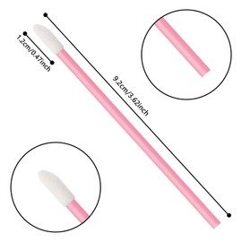 Pink Lip Wands Applicators Disposable - Vaincre 500PCS Lip Brush, Lipstick Make Up Lint Free Brush Gloss Wands, Makeup Applicator Beauty Tool Kits