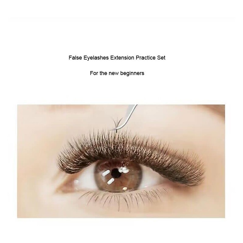 zalati False Eyelash Extension Practice Set Makeup Eyelash Transplant Training