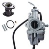 Carburetor with Intake Boot Replacement for Yamaha Timberwolf 250 YFB250