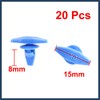 INFINAUTO 20 Pcs Blue Auto Car Door Card Interior Weatherstrip