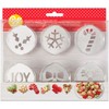 Wilton 6-Piece Fit Right Holiday Cookie Disc Set