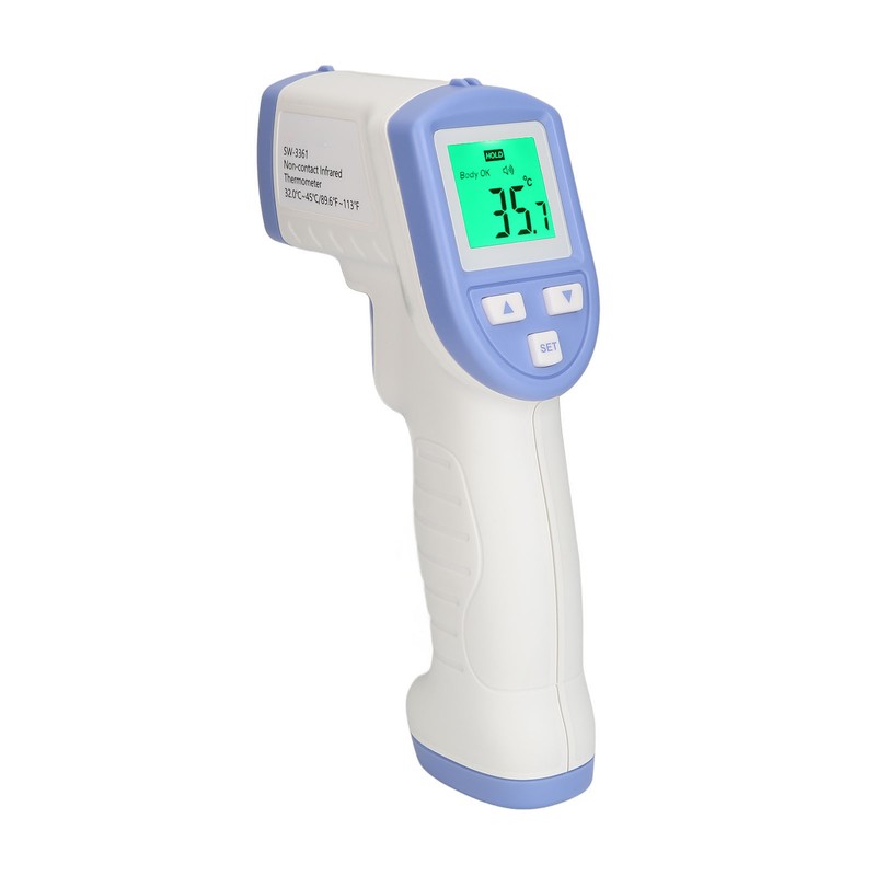 Infrared Thermometer Non Contact Cooking IR Temperature Gun 32.0℃~45℃ 89.6℉~113℉