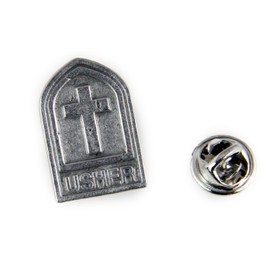 6030490 Usher Lapel Pin Tie Tack Brooch Church Cross Christian Organization