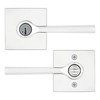 Kwikset Lisbon Entry Door Handle with Lock and Key, Secure