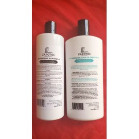 ZAPOTOL SHAMPOO Y ACONDICIONADOR DE SAPUYULO PREVIENE LA CAIDA DE CABELLO