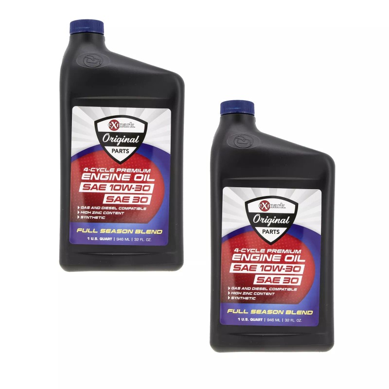 Exmark Engine Oil 2 Quarts and Filter Kit Quest Radius