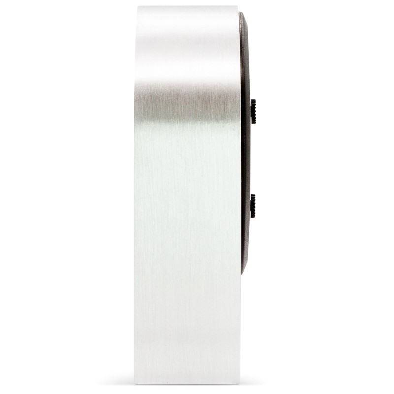 Acctim Sutherland 37077 Brushed Aluminium Table Clock