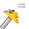 45 Degree Lock Miter Router Bit 3-Piece Set, for 31/64",