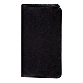 Scully Plonge Leather Blank Page Pocket Notebook (Black)
