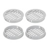 sourcing map Round Soffit Vents 2 inch, 16Pcs Light Grey