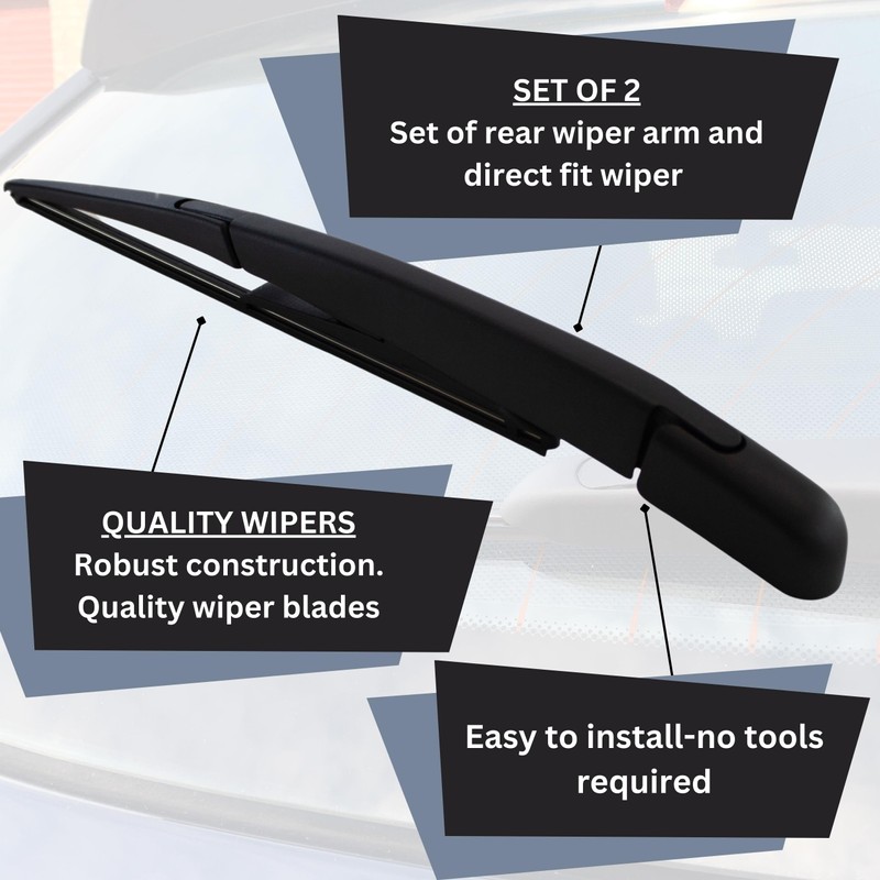 Fits Nissan Juke 2010-onwards Exact Fit Rear Wiper Blade &