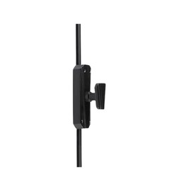 SIGNATURE IRONMONGERY Signature Ironmongery Art Deco Window & Cabinets | Soild Cast Iron Cremone Bolt | Black Powder Coated | Modern Design | Durable Upto 6 feet