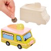 Baker Ross FX708 Ice Cream Van Ceramic Money Banks -