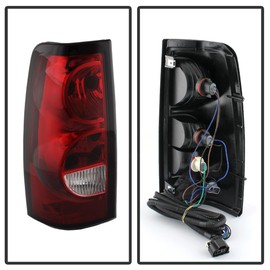 ACANII - For 2003-2006 Chevy Silverado 1500 2500 3500 Factory Style Tail Lights Rear Brake Lamps w/Harness & Bulb Pair