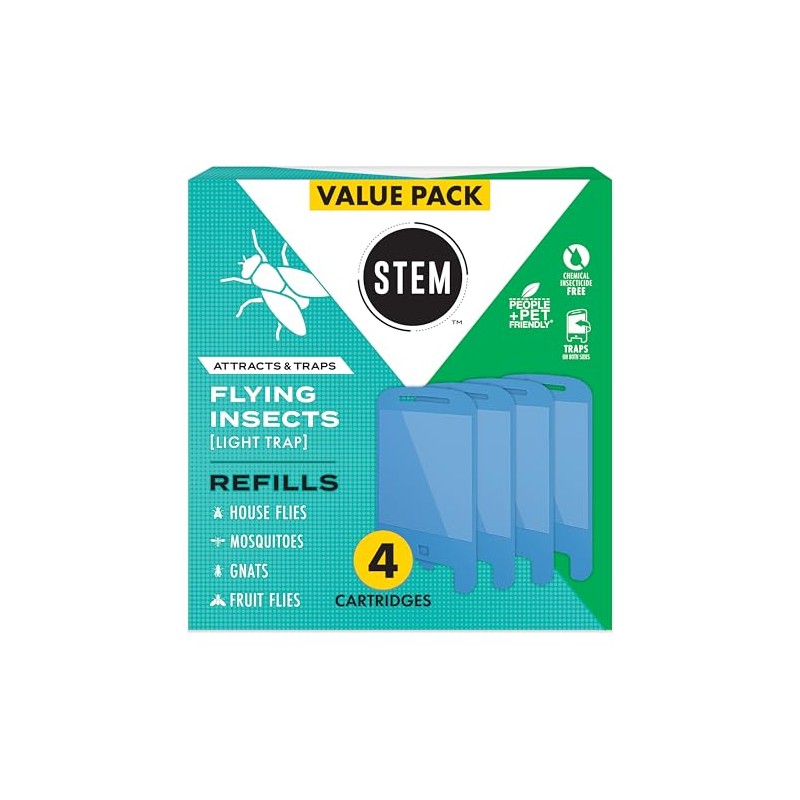STEM Flying Insect Trap Refill Cartridges - 4 Count