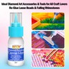 Diamond Painting Glue, Clear Tacky Adhesive Refill, Quick Dry Repair