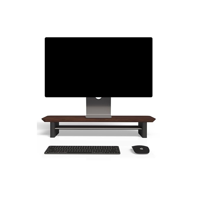 amesoba desk stand mini (Dark Walnut, Mini)