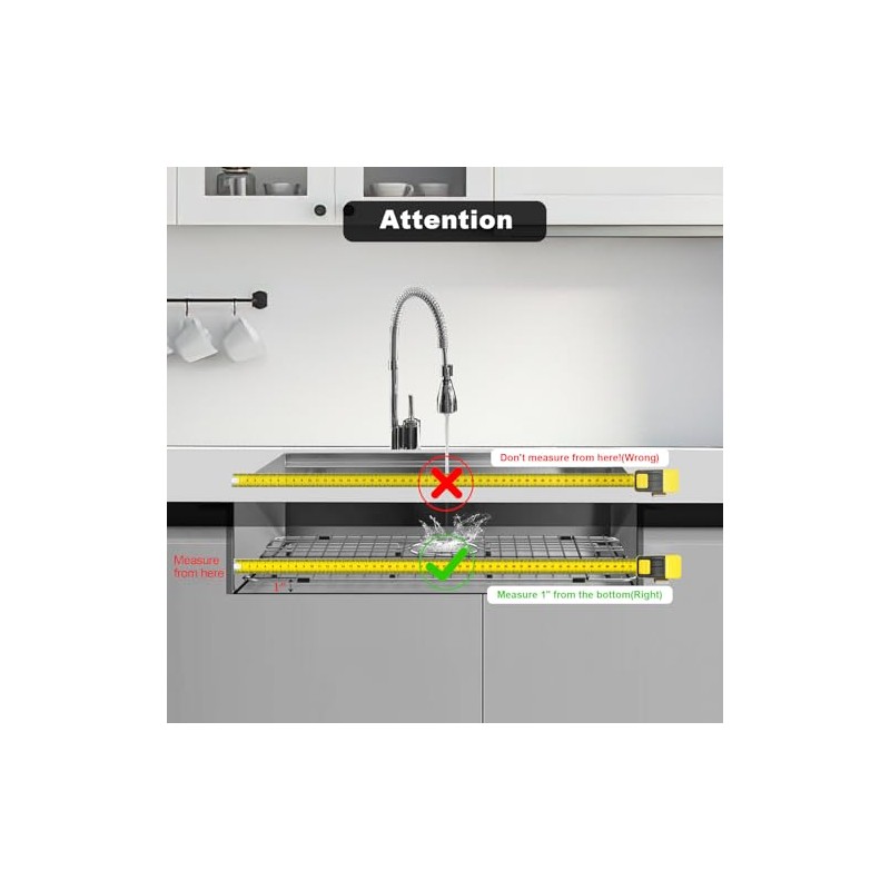 Stainless Steel Sink Grid and Protectors for Bottom of Kitchen