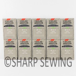 ORGAN 100 ORGAN TITANIUM 135X7PD #20 SEWING MACHINE NEEDLES 135X5PD, DPX5PD, 134 (R)
