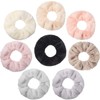 8 Scrunchies Esponjosos de Toalla Gomas para Secar Cabello Scrunchie